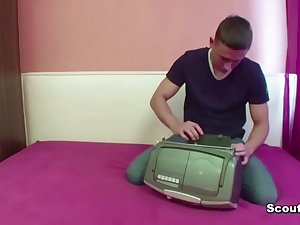 Step-Mom Seduce 18yr old german Step-Son to Fuck Her